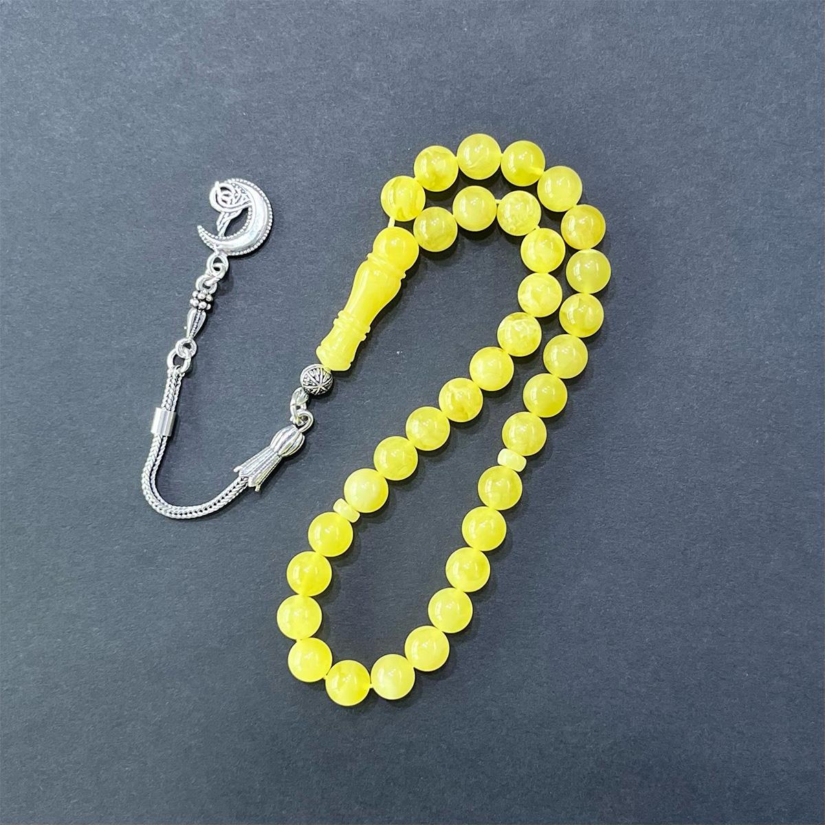 Kaliningrad Damla Kehribar Küre Tespih 7 (mm) - 4