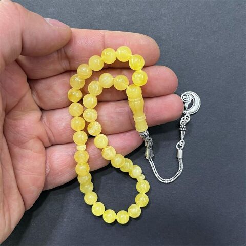 Kaliningrad Damla Kehribar Küre Tespih 7 (mm) - 4