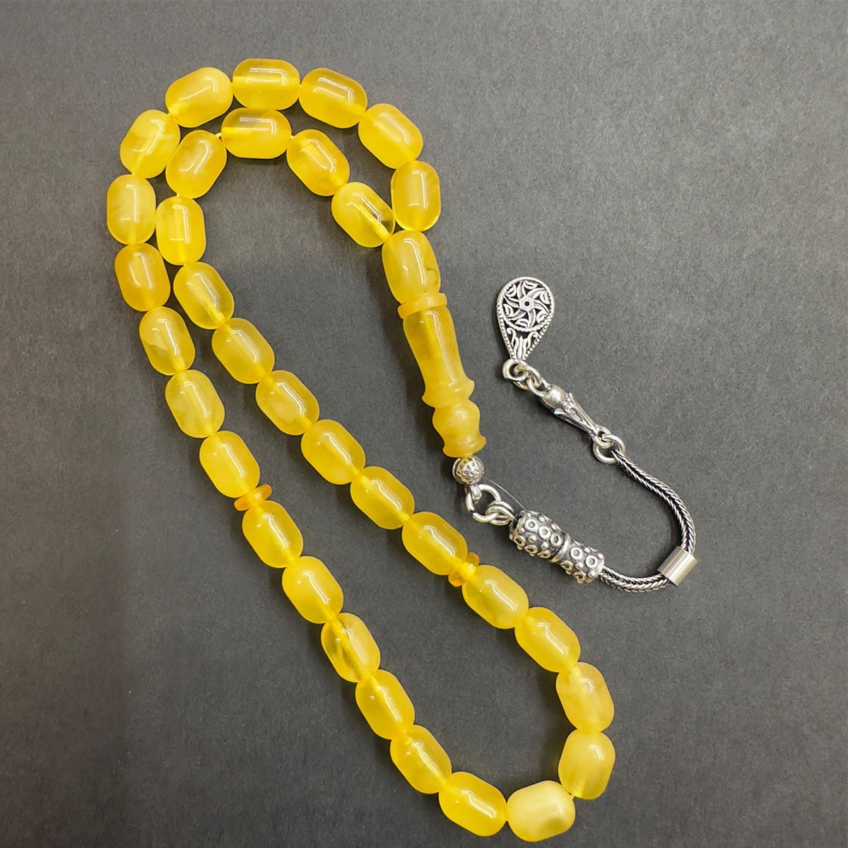 Kaliningrad Damla Kehribar Kapsül Tespih 6*9 (mm)-1