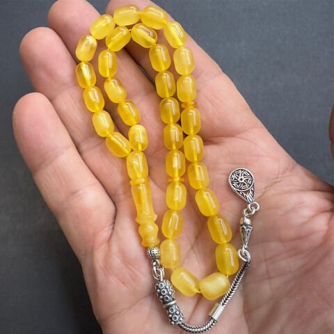 Kaliningrad Damla Kehribar Kapsül Tespih 6*9 (mm)-1