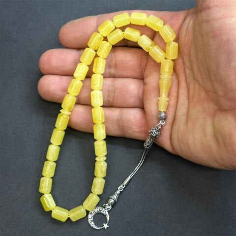 Kaliningrad Damla Kehribar Kapsül Tespih 7*10 (mm)-1