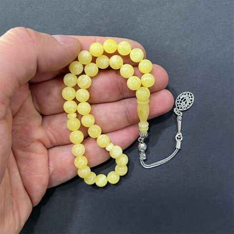 Kaliningrad Damla Kehribar Küre Tespih 7 (mm) - 6