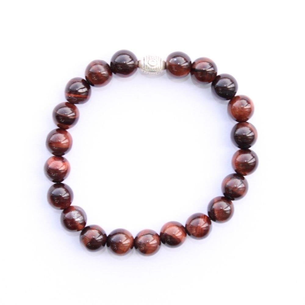 Kırmızı Kaplangözü Doğal Taş Bileklik