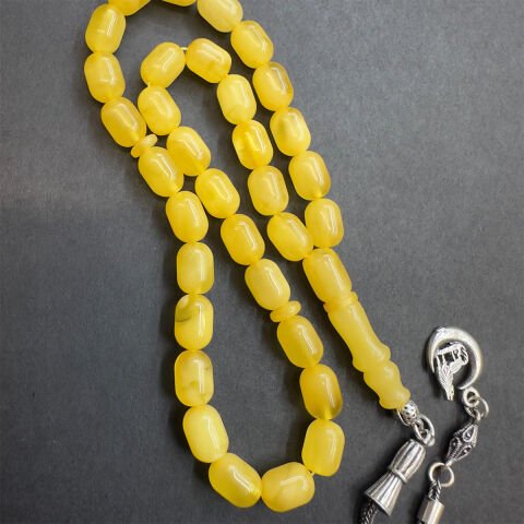 Kaliningrad Damla Kehribar Kapsül Tespih 6*9 (mm)-2