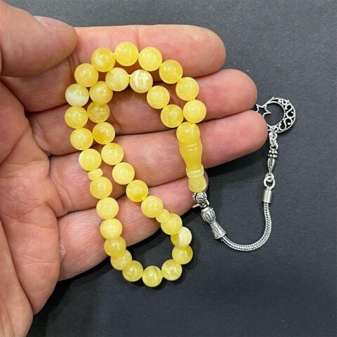 Kaliningrad Damla Kehribar Küre Tespih 7 (mm) - 7