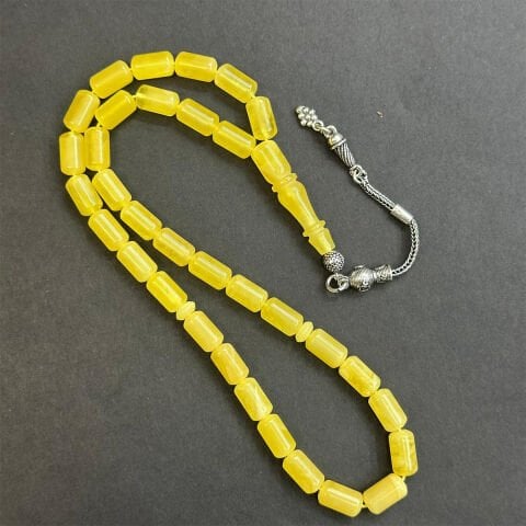 Kaliningrad Damla Kehribar Kapsül Tespih 6*10,5 (mm)-1