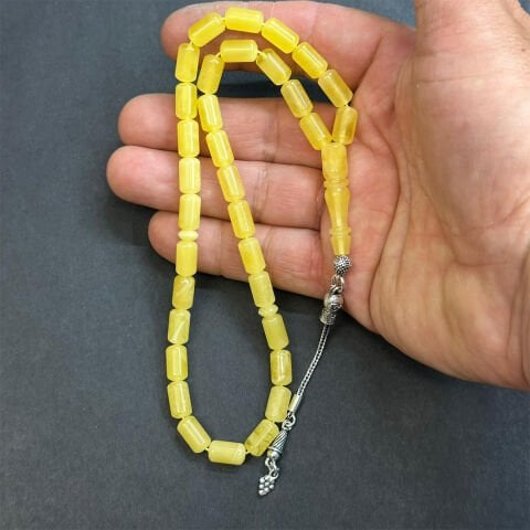 Kaliningrad Damla Kehribar Kapsül Tespih 6*10,5 (mm)-1