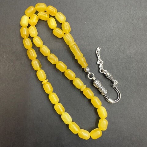 Kaliningrad Damla Kehribar Kapsül Tespih 6*9 (mm)-3