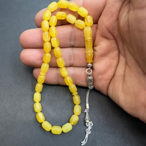 Kaliningrad Damla Kehribar Kapsül Tespih 6*9 (mm)-3