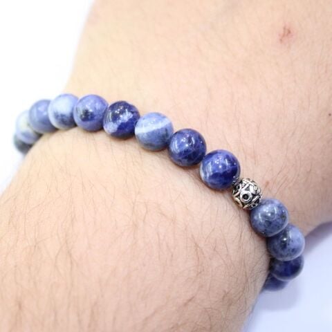 Sodalit Doğal Taş Bileklik