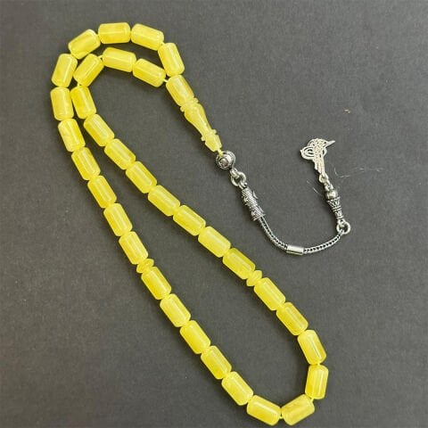 Kaliningrad Damla Kehribar Kapsül Tespih 6*10,5 (mm)-2