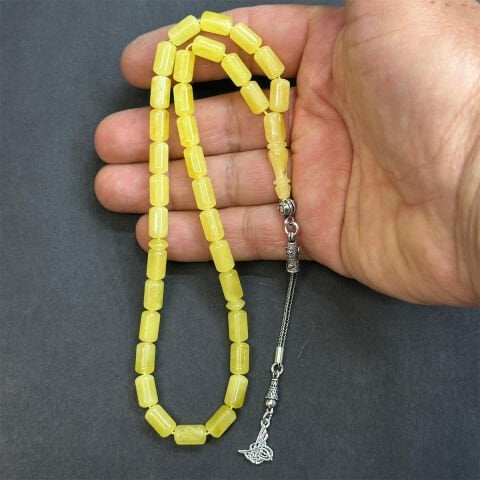 Kaliningrad Damla Kehribar Kapsül Tespih 6*10,5 (mm)-2