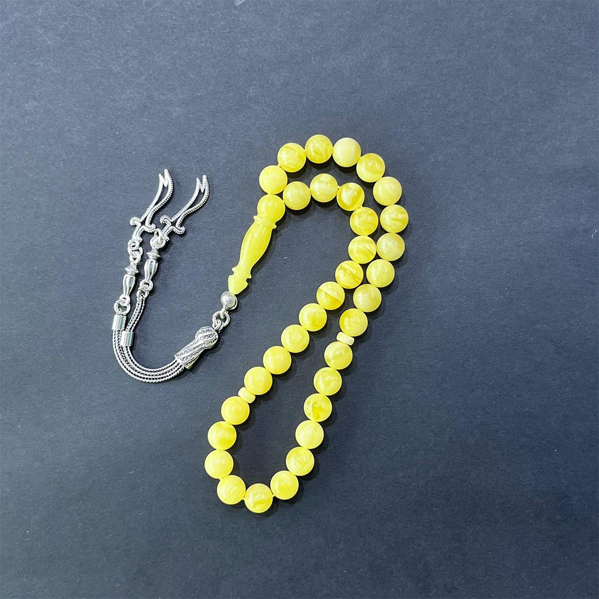 Kaliningrad Damla Kehribar Küre Tespih 7,5 (mm) - 1