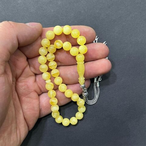 Kaliningrad Damla Kehribar Küre Tespih 7,5 (mm) - 1