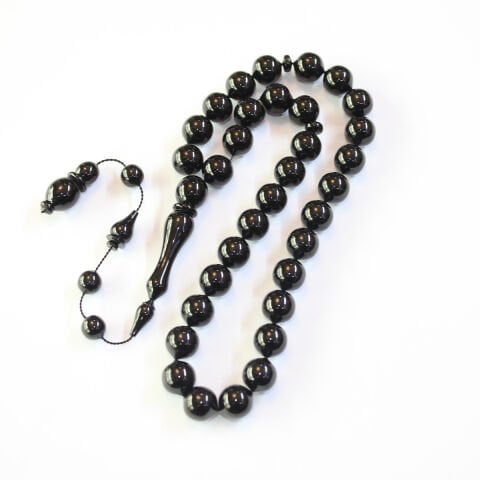 Usta İşi Oltu Taşı Tespih 11*12 (mm)