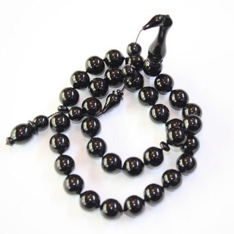 Usta İşi Oltu Taşı Tespih 11*12 (mm)