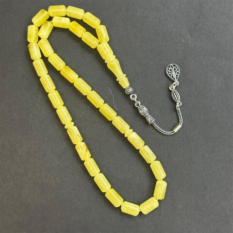 Kaliningrad Damla Kehribar Kapsül Tespih 6*10,5 (mm)-3