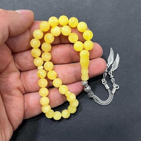 Kaliningrad Damla Kehribar Küre Tespih 7,5 (mm) - 4