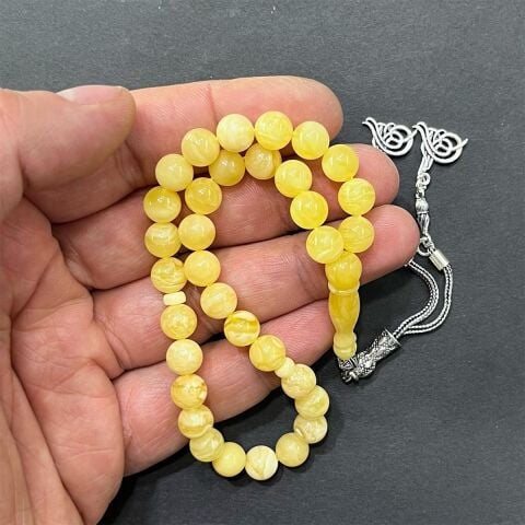 Kaliningrad Damla Kehribar Küre Tespih 7,5 (mm) - 6