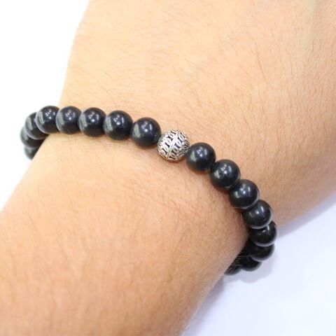 Sungite Doğal Taş Bileklik