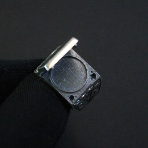 Kalem İşçiliği Gümüş Erkek Yüzük