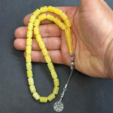 Kaliningrad Damla Kehribar Kapsül Tespih 7*10,5 (mm)