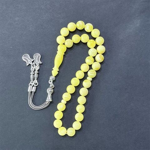 Kaliningrad Damla Kehribar Küre Tespih 7,5 (mm) - 9