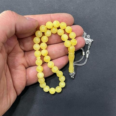 Kaliningrad Damla Kehribar Küre Tespih 7,5 (mm) - 10