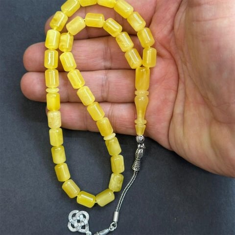 Kaliningrad Damla Kehribar Kapsül Tespih 7*10,5 (mm)-1