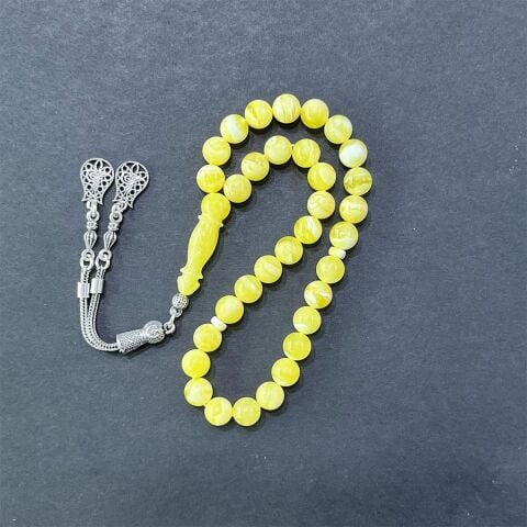 Akça Kaliningrad Damla Kehribar Küre Tespih 7,5 (mm)