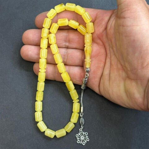 Kaliningrad Damla Kehribar Kapsül Tespih 7*10,5 (mm)-2