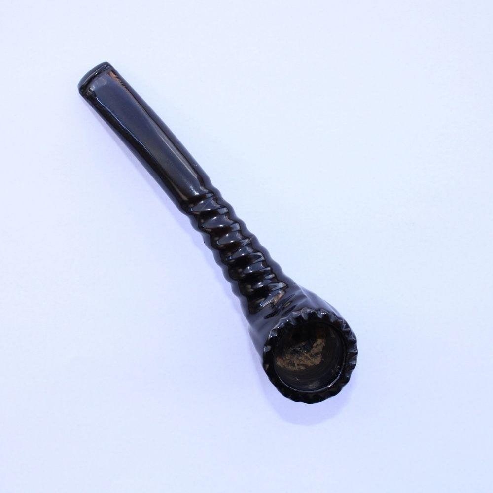 El Yapımı Oyma İşçilikli Oltu Taşı Pipo