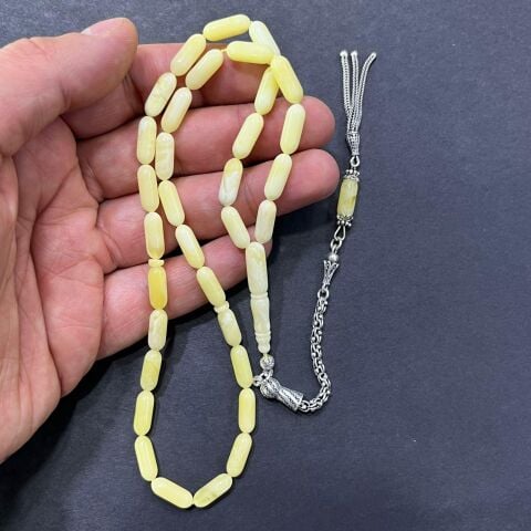 Akça Kaliningrad Damla Kehribar Kapsül Tespih 5*13 (mm)