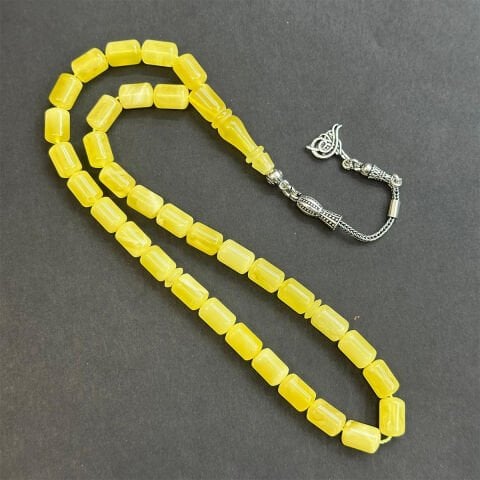 Kaliningrad Damla Kehribar Kapsül Tespih 7*10,5 (mm)-3