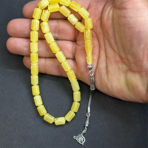 Kaliningrad Damla Kehribar Kapsül Tespih 7*10,5 (mm)-3