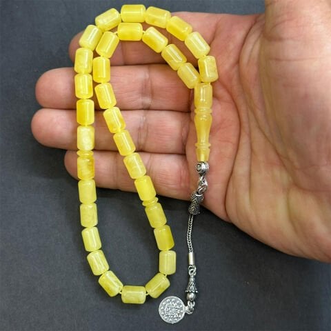 Kaliningrad Damla Kehribar Kapsül Tespih 7*10,5 (mm)-4