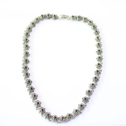 Markazit Gümüş Gerdanlık Set