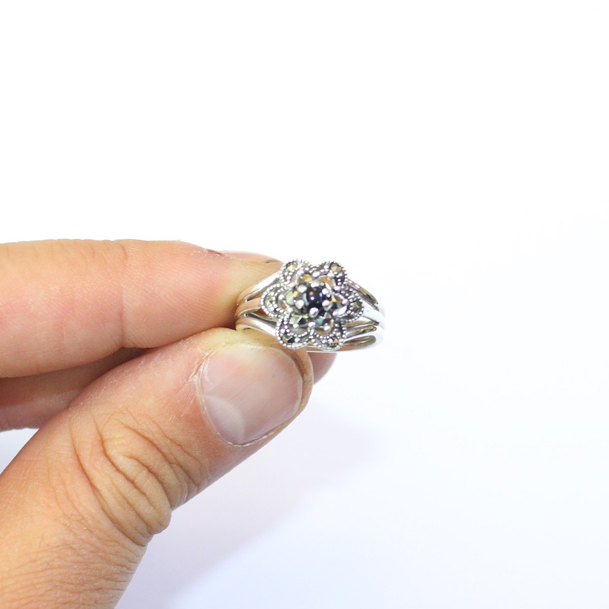 Markazit Gümüş Gerdanlık Set