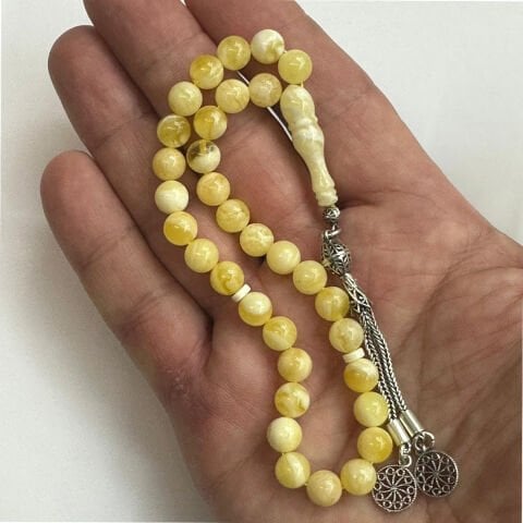 Akça Kaliningrad Damla Kehribar Tespih 7 (mm)