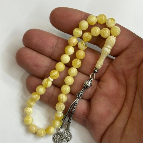 Akça Kaliningrad Damla Kehribar Tespih 7 (mm)