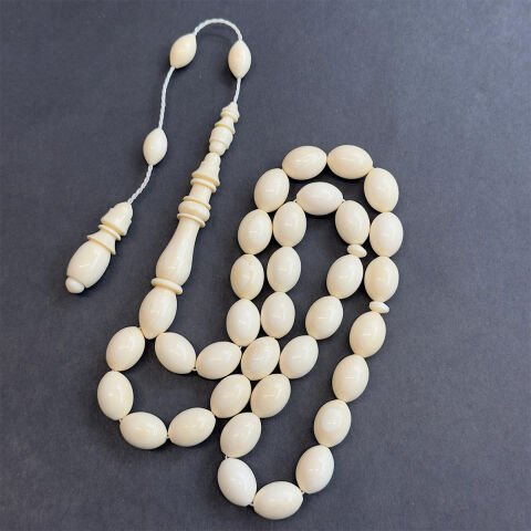 Fil Dişi Tespih Beyzi Kesim 10*13,5 (mm)