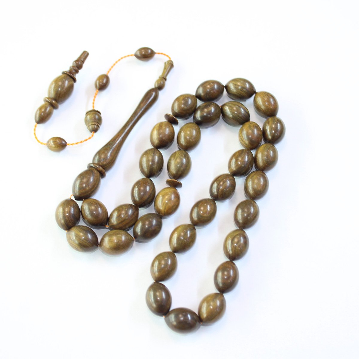 Usta İşi Yeşil Pelesenk Tespih 11*15 (mm)