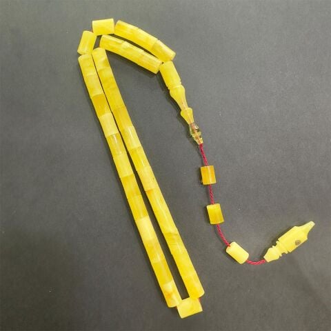 Yerli Atölye İşçiliği Kaliningrad Damla Kehribar Tespih 7*10,5 (mm)