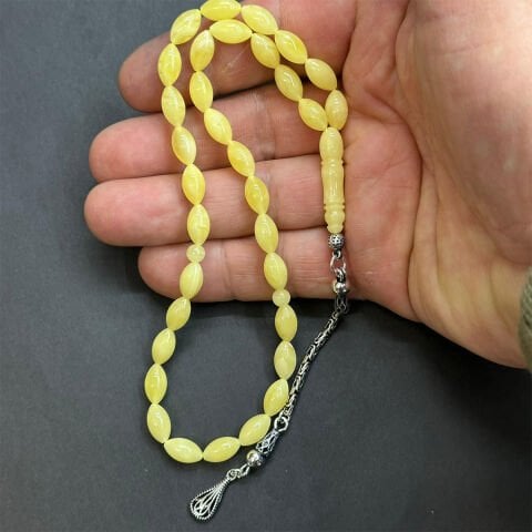 Kaliningrad Damla Kehribar Beyzi Tespih 5,5*10 (mm)