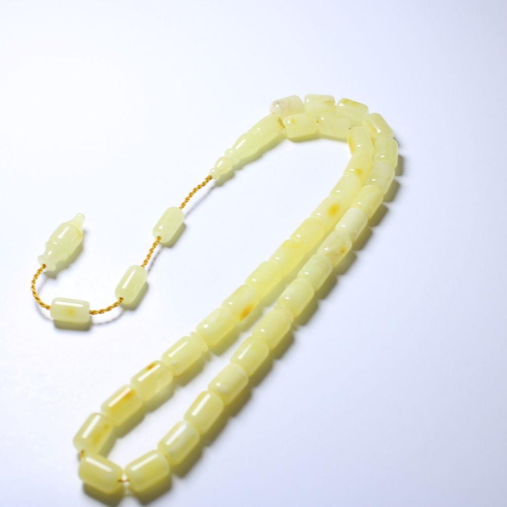 Ukrayna Damla Kehribar Tespih Kapsül Kesim 6,5*11,5 (mm)