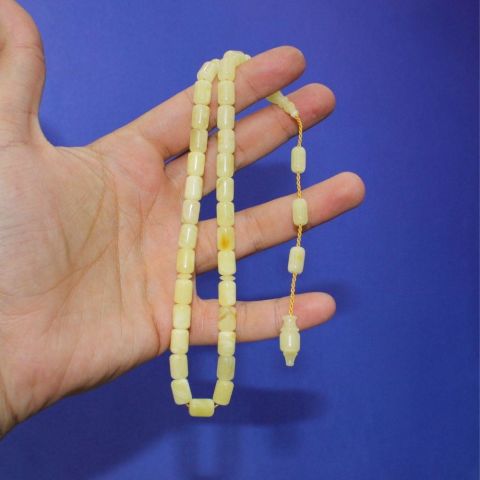 Ukrayna Damla Kehribar Tespih Kapsül Kesim 6,5*11,5 (mm)