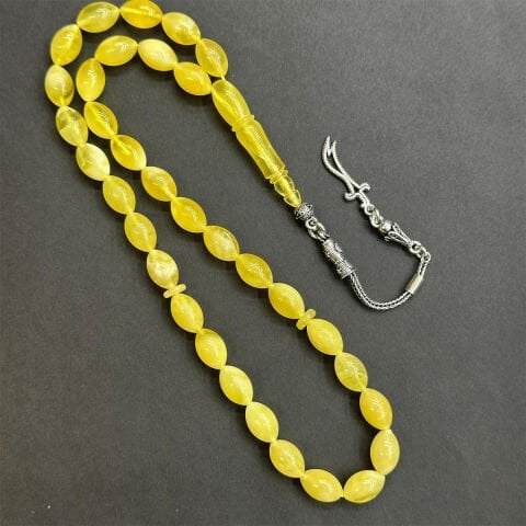 Kaliningrad Damla Kehribar Beyzi Tespih 7*11 (mm)