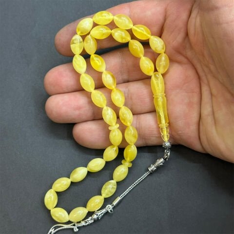 Kaliningrad Damla Kehribar Beyzi Tespih 7*11 (mm)