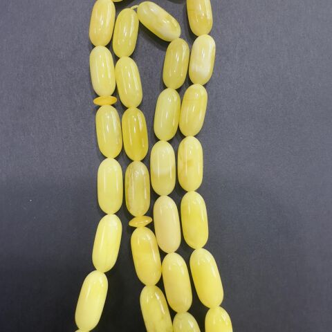 Kaliningrad Damla Kehribar Tespih Kapsül 6*13 (mm)