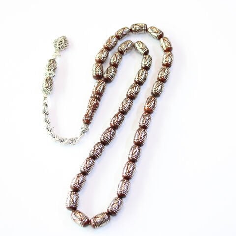 Piramit İşlemeli Kuka Tespih 7*11 (mm)